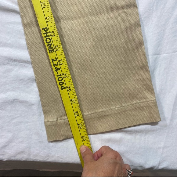 Vertical Club Nude Trousers Pants Straight Leg Cotton Woman’s Large Japan made - Picture 11 of 12